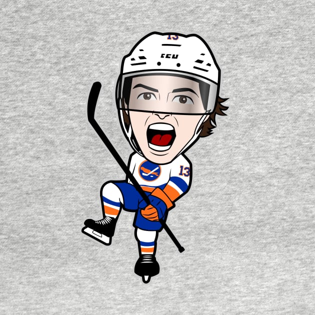 Barzal Hockey Toon by GrafixJoker